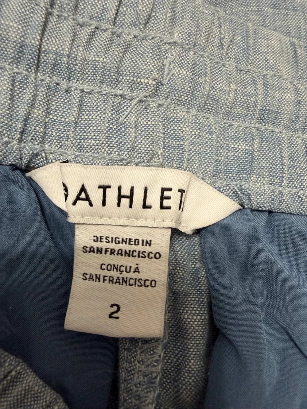 Athleta Women's Retreat Linen High Rise Wide Leg Pants